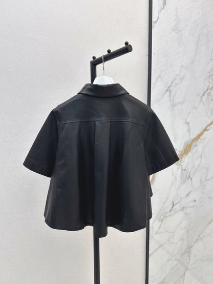 Loe 25fw leather jacket