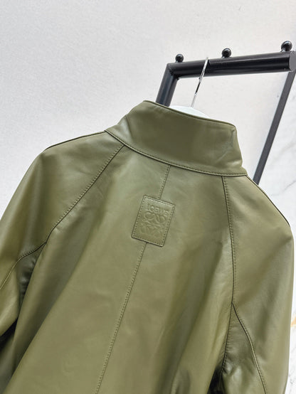 Loe 25fw leather jacket