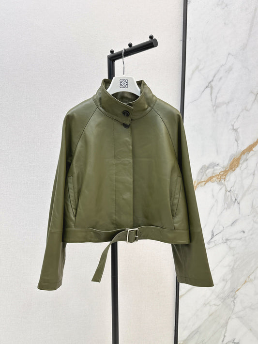 Loe 25fw leather jacket