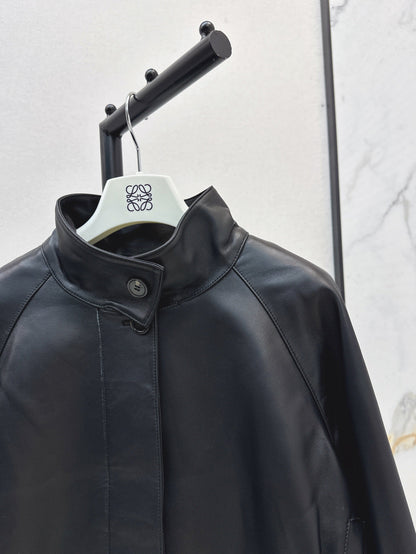 Loe 25fw leather jacket