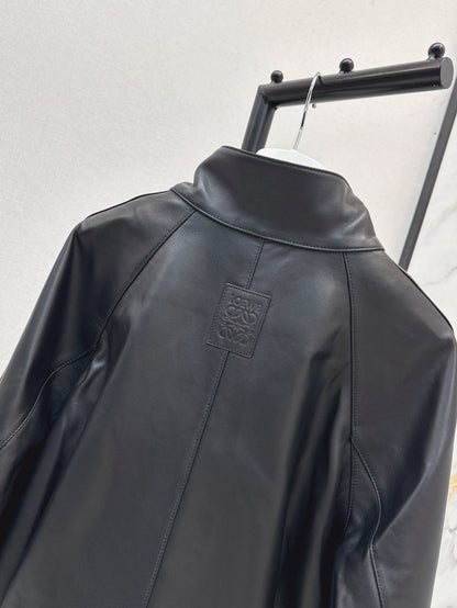 Loe 25fw leather jacket