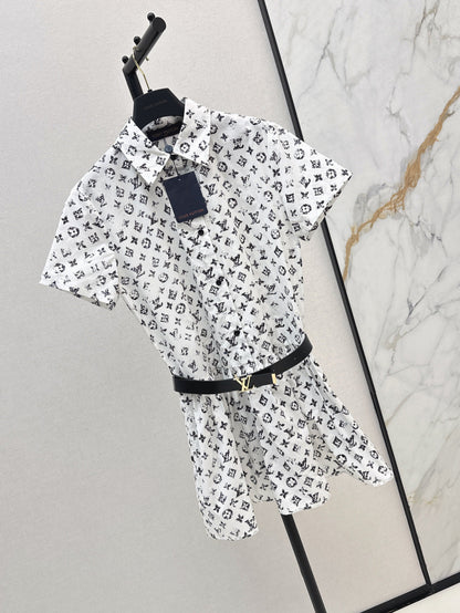 Louis 25ss print dress