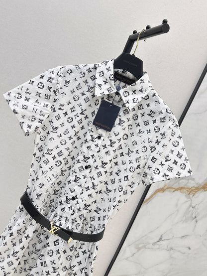 Louis 25ss print dress