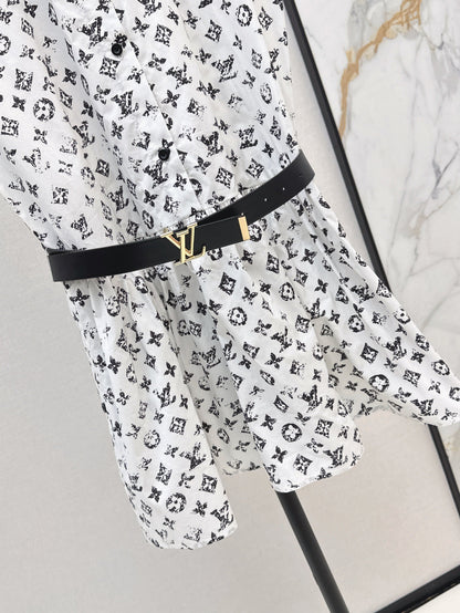 Louis 25ss print dress