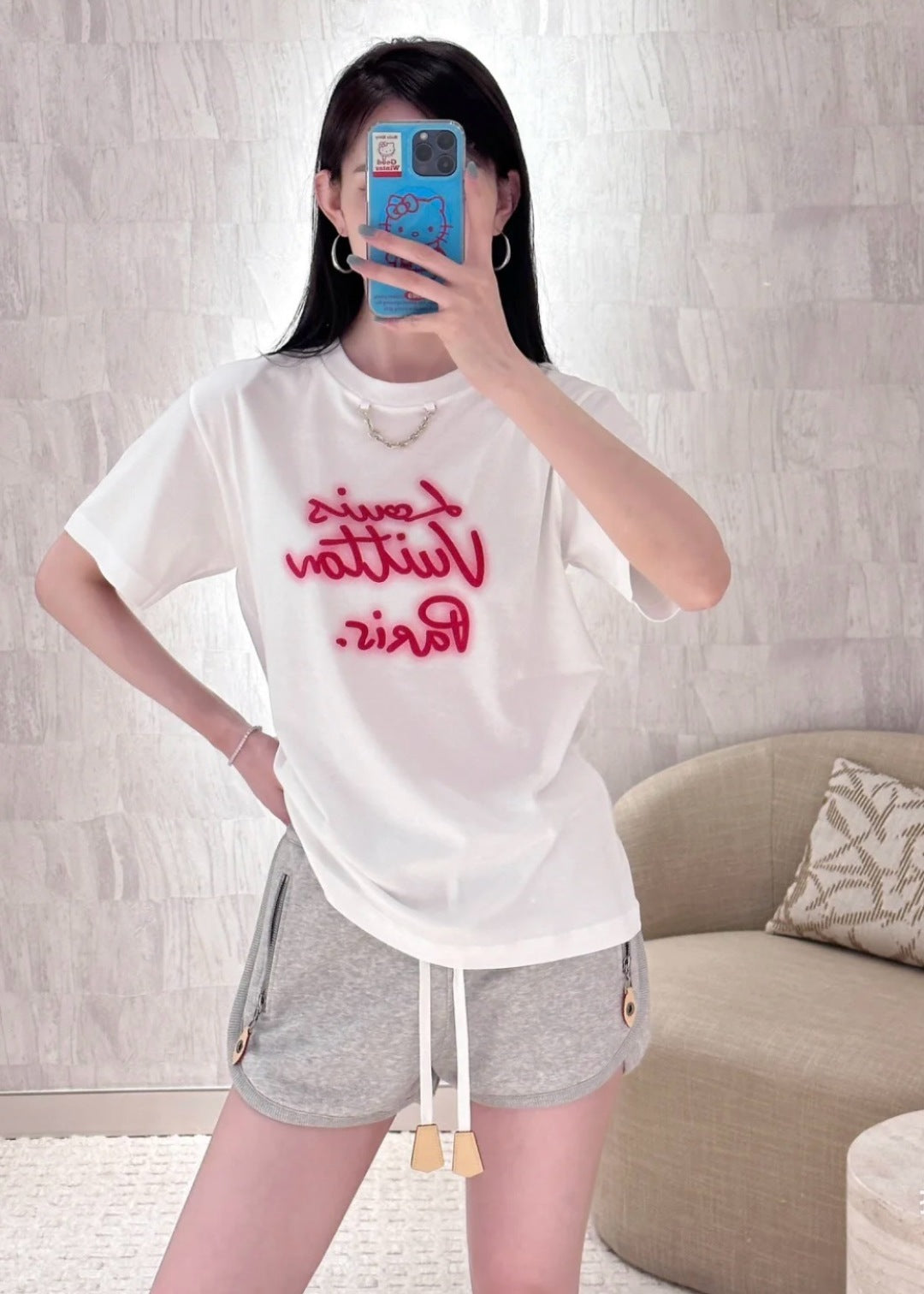 Louis 25ss print t-shirt