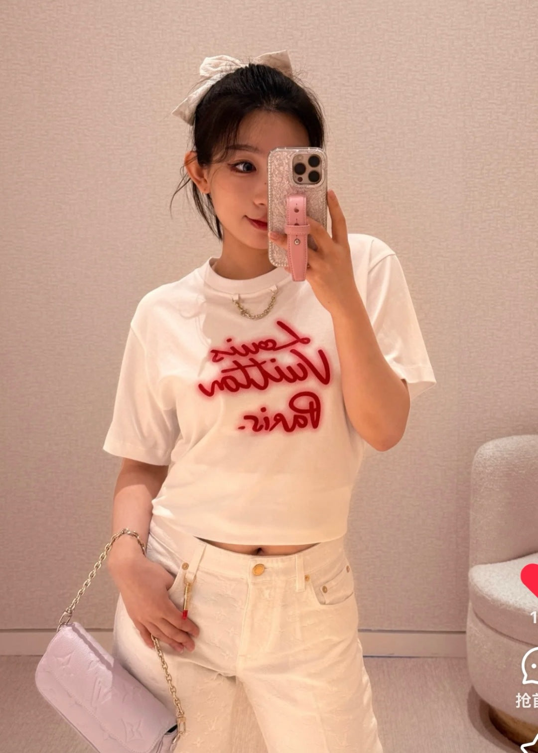 Louis 25ss print t-shirt