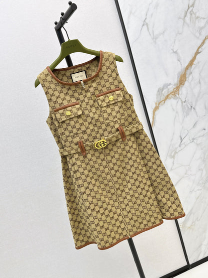 Guc 25ss sleeveless dress