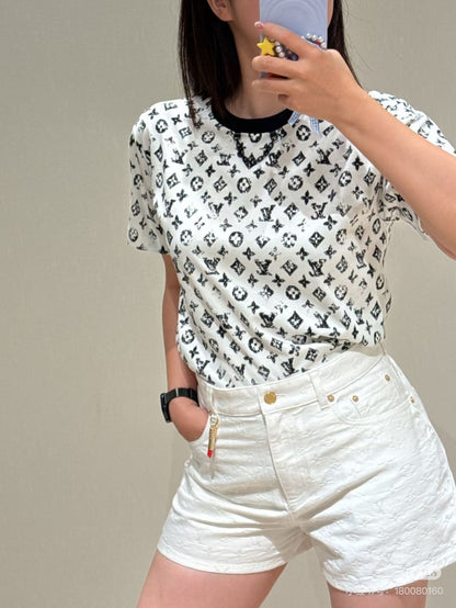 Louis 25ss print t-shirt