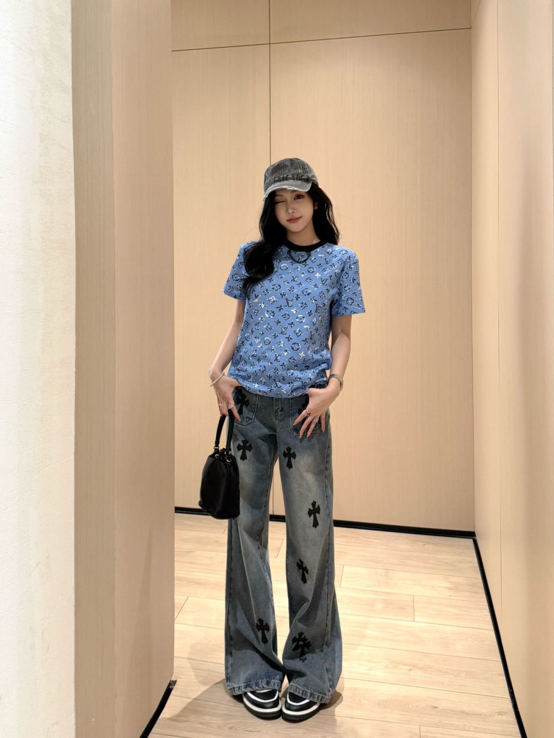 Louis 25ss print t-shirt