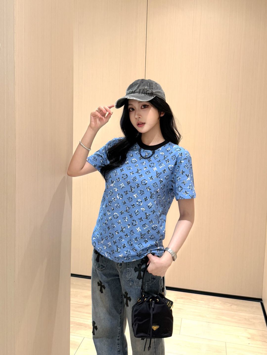Louis 25ss print t-shirt