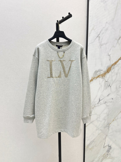 Louis 25fw beaded sweatshirt