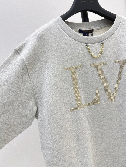 Louis 25fw beaded sweatshirt