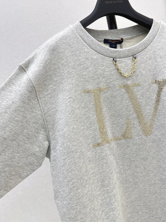 Louis 25fw beaded sweatshirt