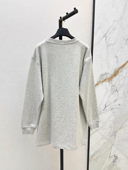 Louis 25fw beaded sweatshirt
