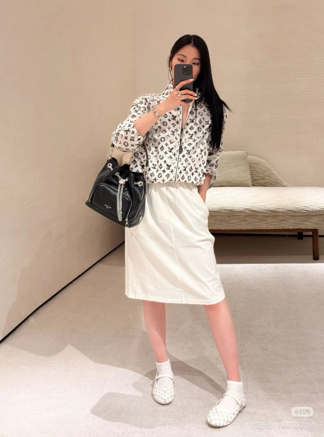 Louis 25ss print jacket
