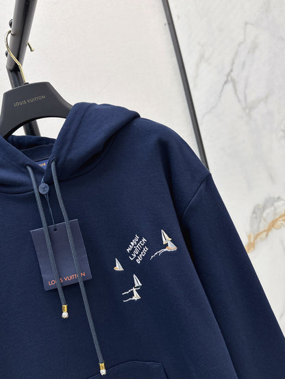 Louis 25ss print hoodie
