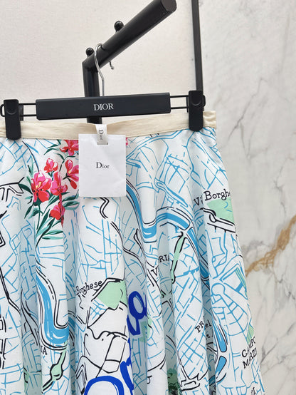 CD 25ss print skirt