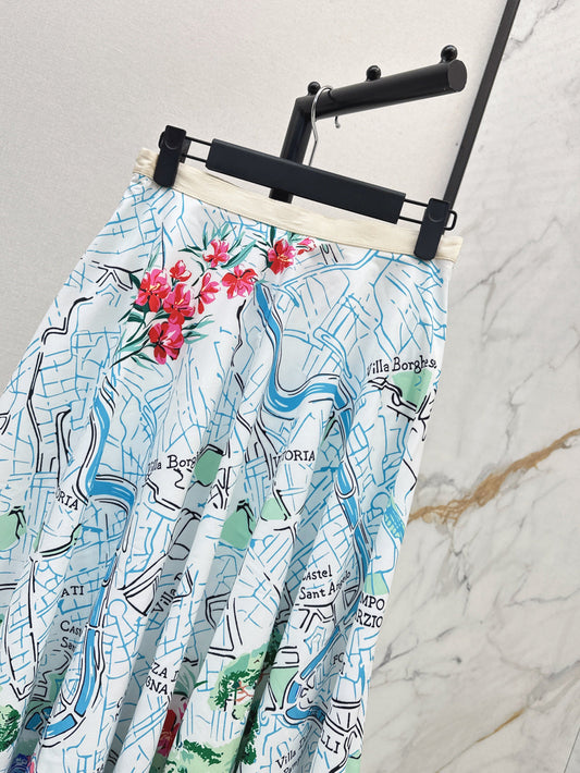 CD 25ss print skirt