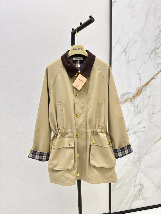 Miu 25fw trenc coat