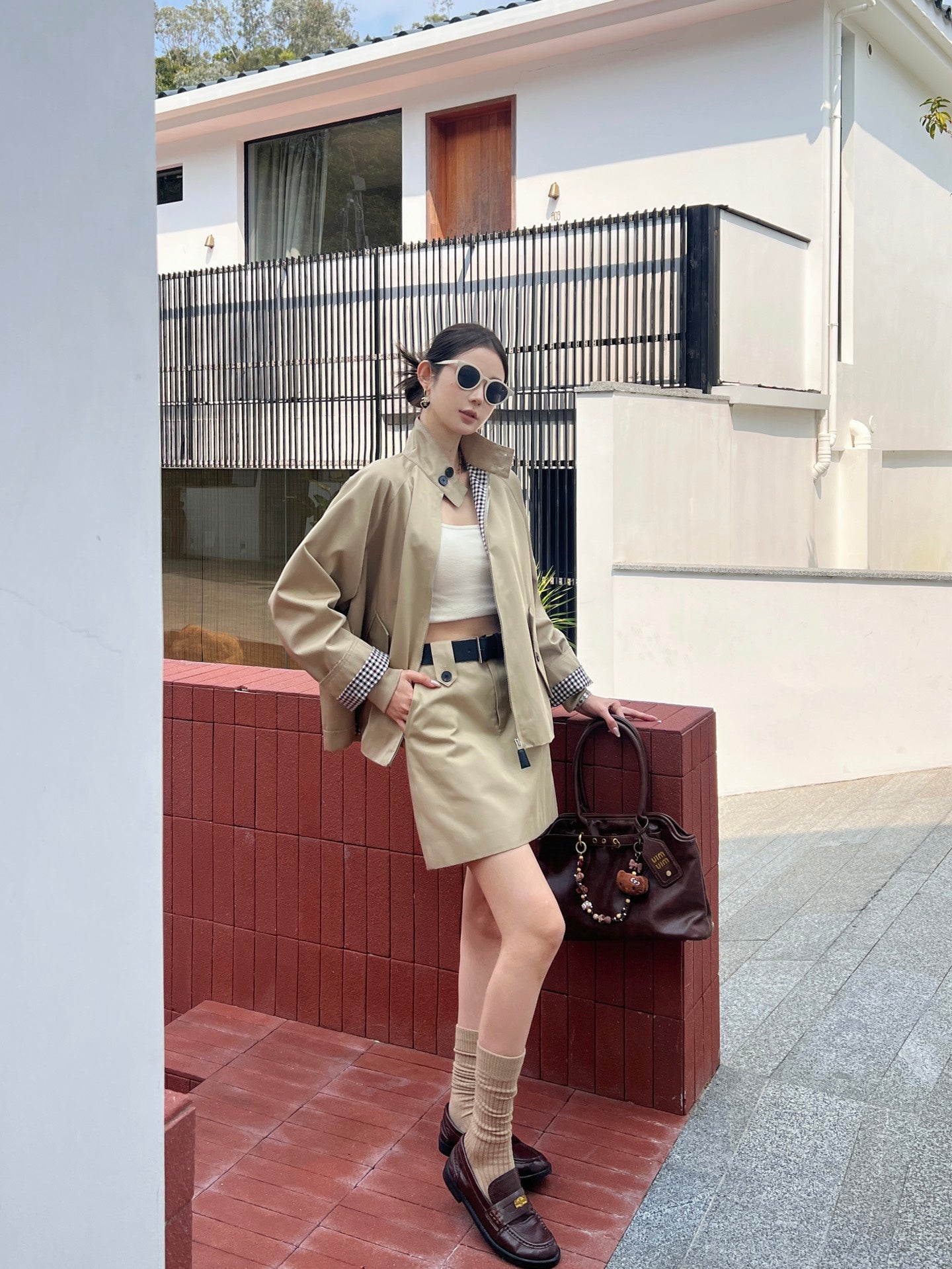 Pra 25ss belt skirt