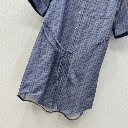 Fend 25ss print dress
