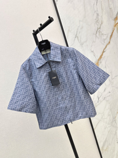 Fend 25ss print shirt