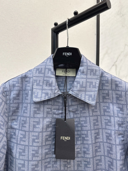 Fend 25ss print shirt