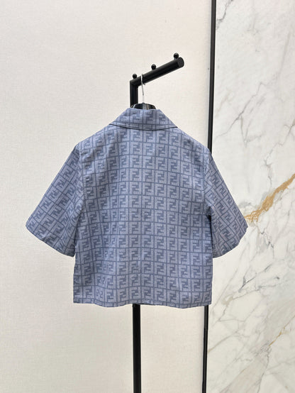 Fend 25ss print shirt