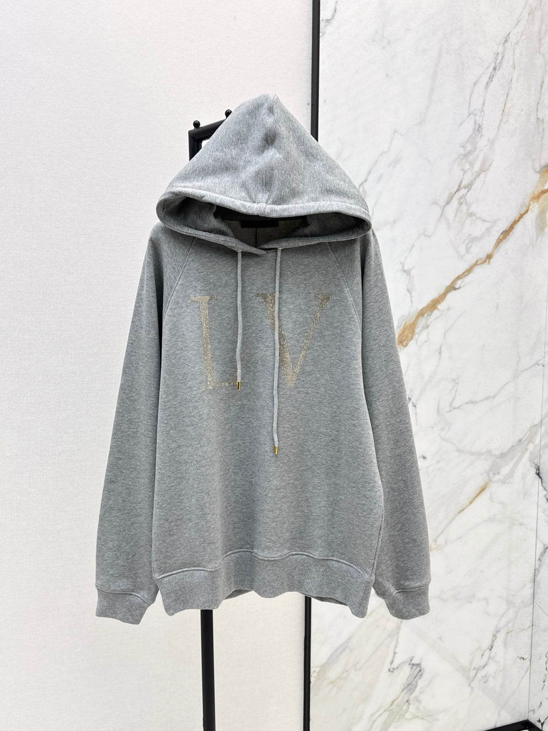 Louis 25fw beaded hoodie