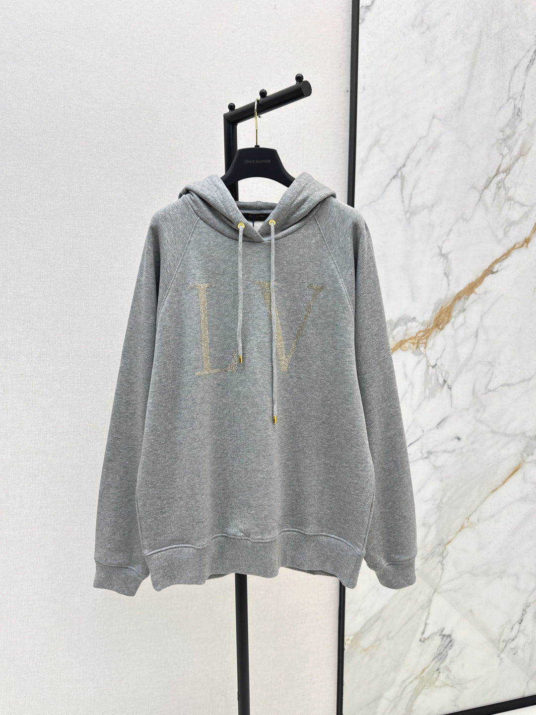 Louis 25fw beaded hoodie