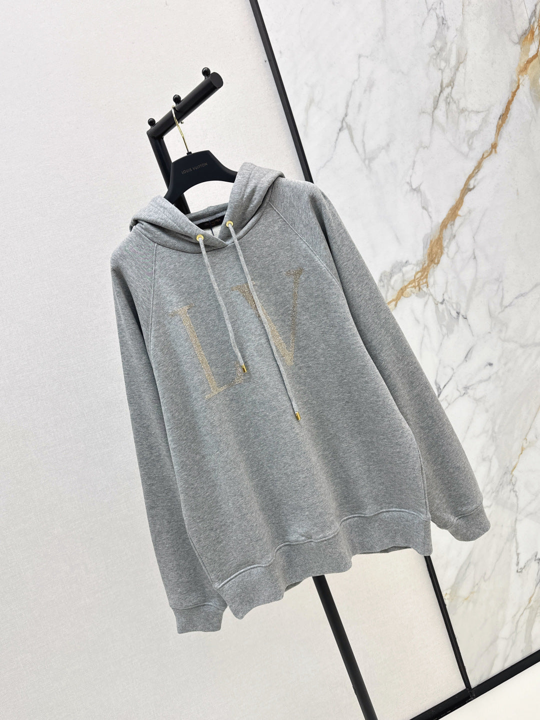 Louis 25fw beaded hoodie