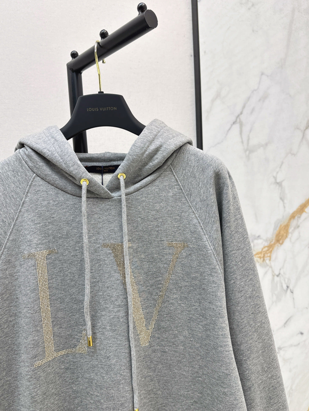 Louis 25fw beaded hoodie