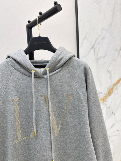 Louis 25fw beaded hoodie