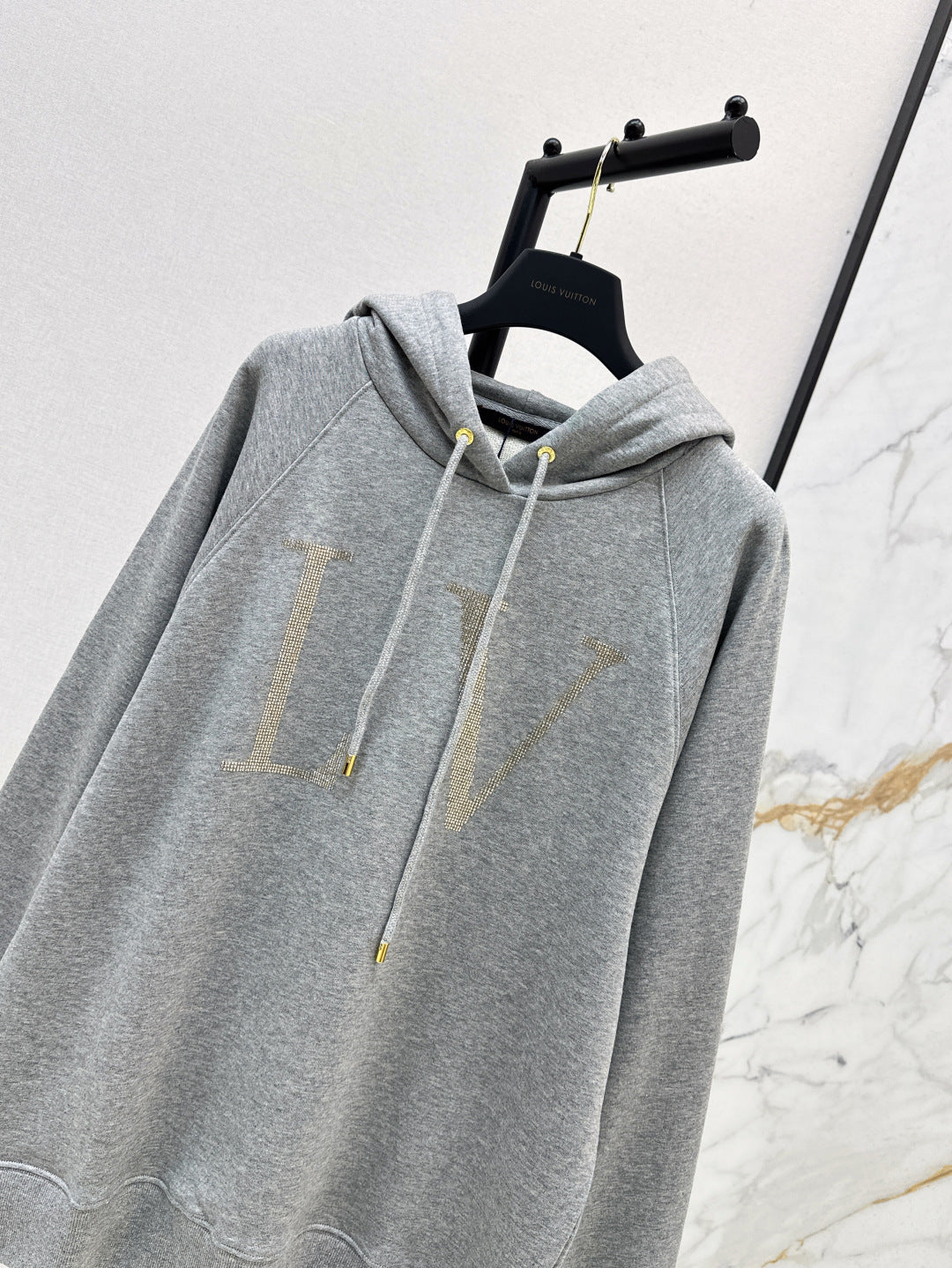 Louis 25fw beaded hoodie