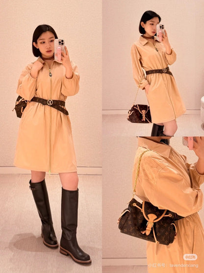 Louis 25fw zipper dress