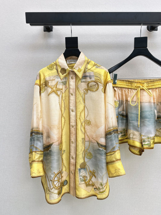 Zimm 25ss print shirt