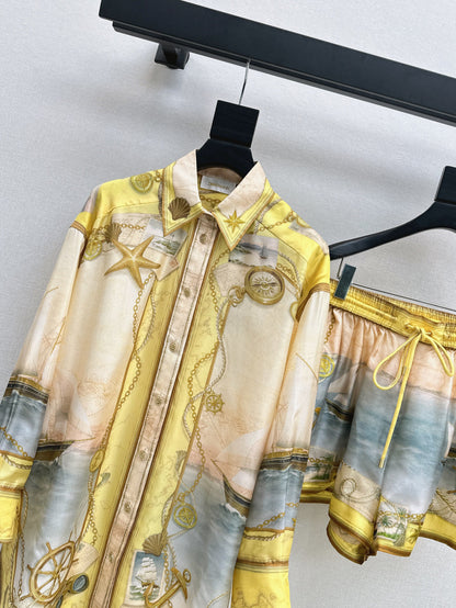 Zimm 25ss print shirt