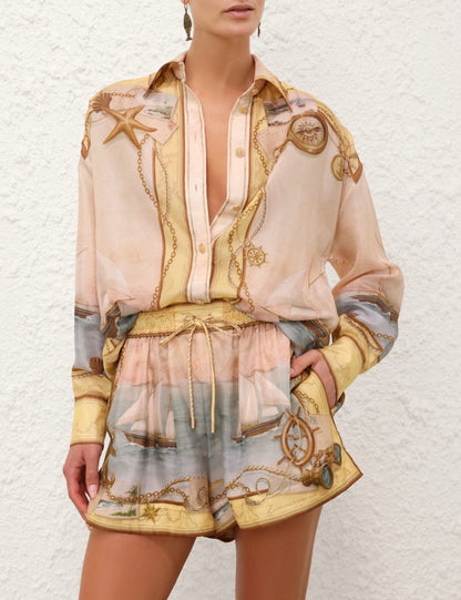 Zimm 25ss print shirt