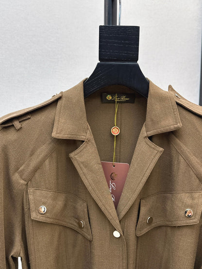 Loro 25fw coat dress