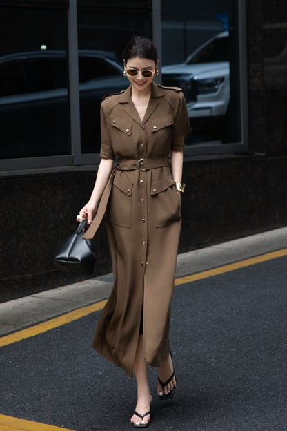 Loro 25fw coat dress
