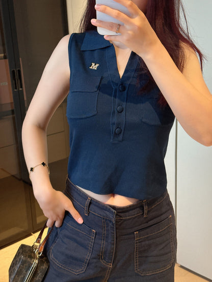 Max 25ss knit vest