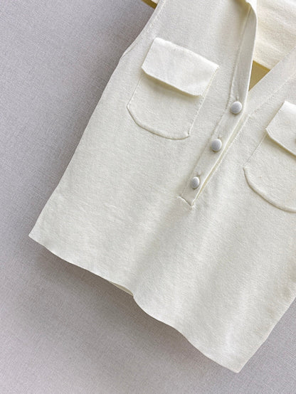Max 25ss knit vest