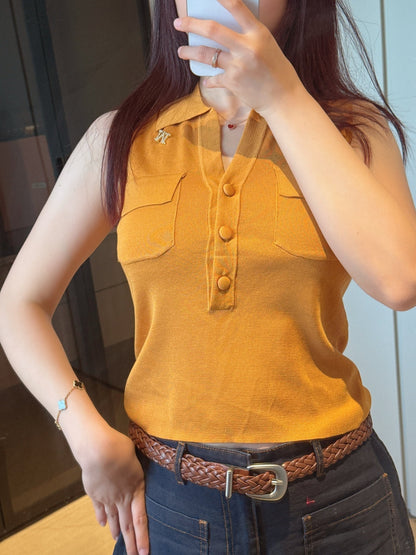 Max 25ss knit vest