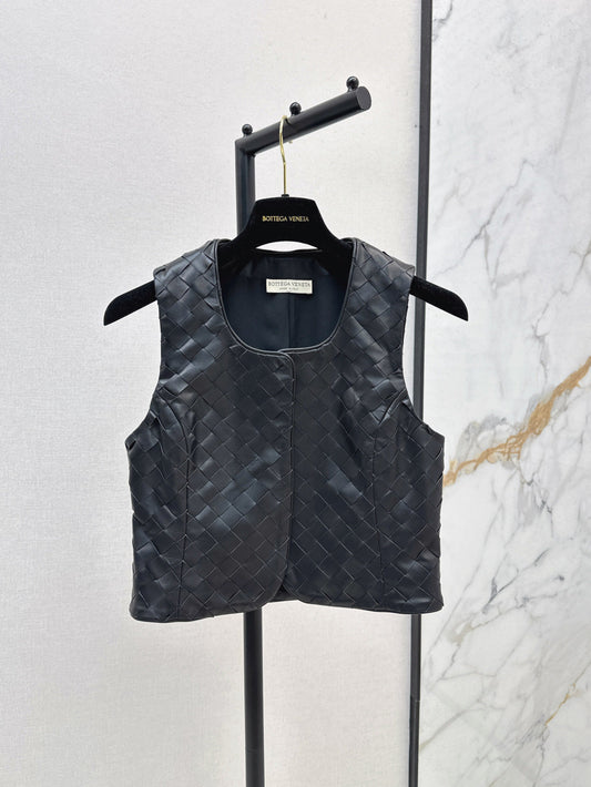 Bottega 25ss leather vest