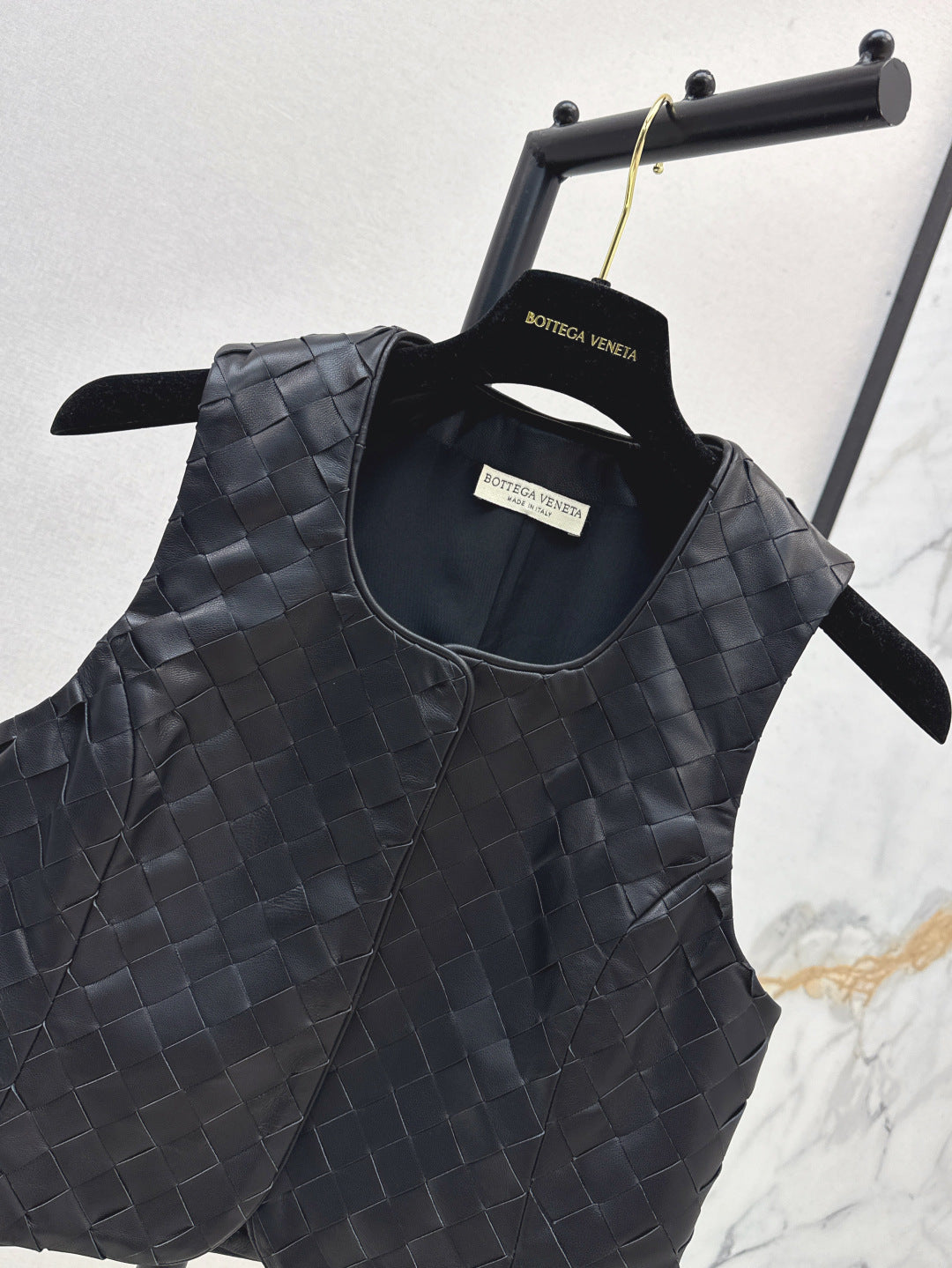 Bottega 25ss leather vest