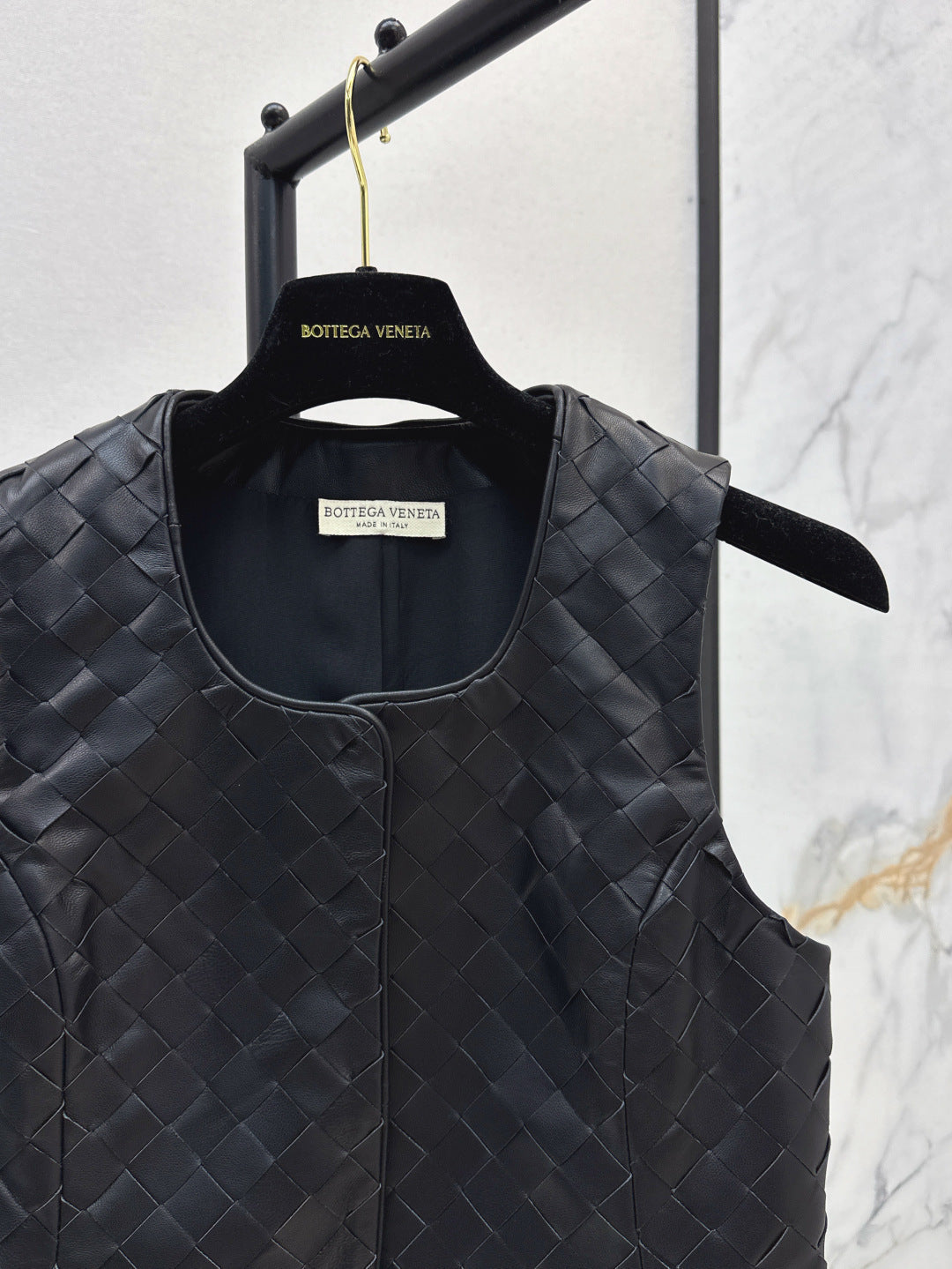 Bottega 25ss leather vest