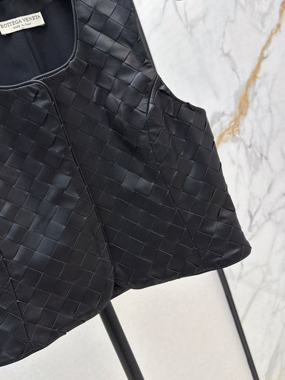 Bottega 25ss leather vest