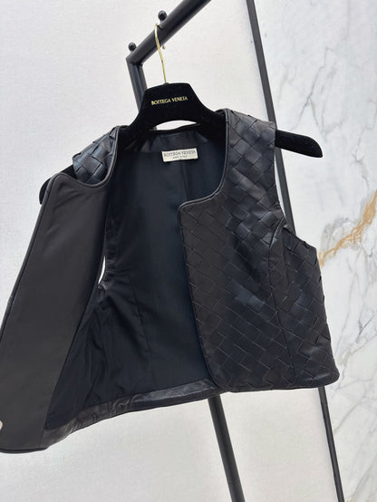 Bottega 25ss leather vest