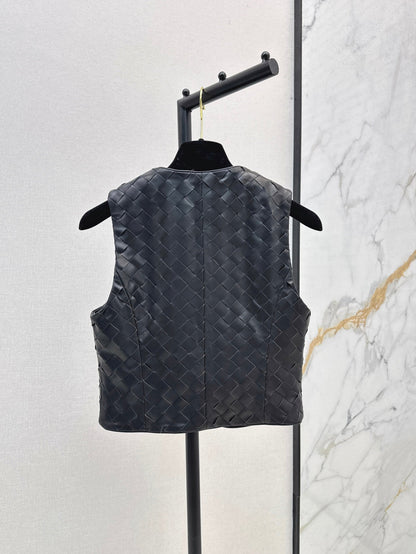 Bottega 25ss leather vest
