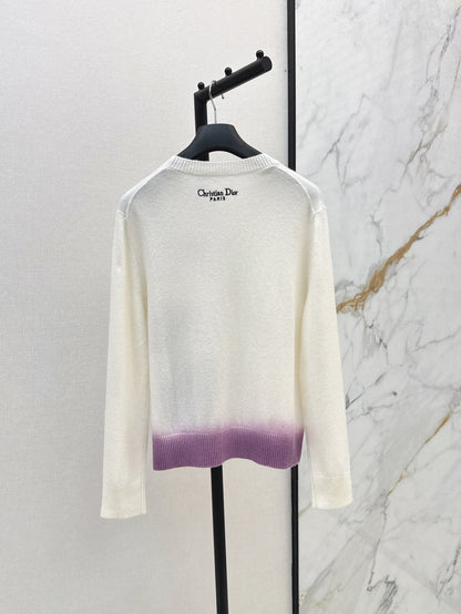 CD 25fw embroidered sweater
